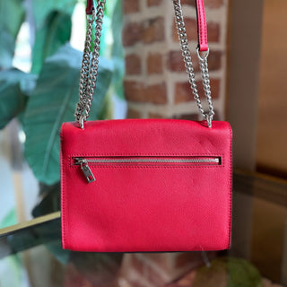 LOUIS VUITTON MyLockMe Chain BB Red Leather Crossbody bag