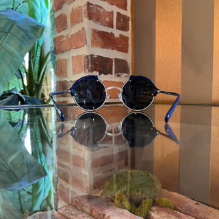 VERSACE MOD.4337 5251/80 Black Metal Round Eye Sunglasses