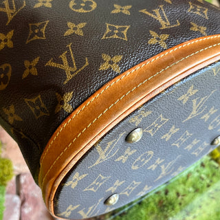 LOUIS VUITTON Petit Bucket Monogram Canvas Vintage Bucket Bag