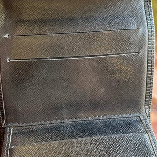 LOUIS VUITTON Elise Black Epi Leather Wallet
