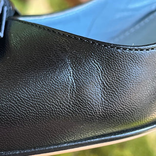 PRADA Black Leather Slingback Heels SZ 35.5 (US 5.5)