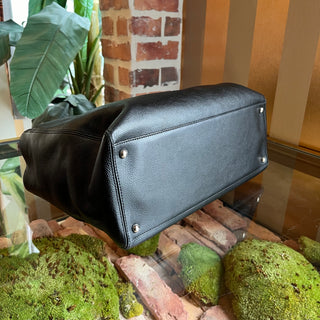 CHANEL Cerf Executive Black Caviar Leather Tote