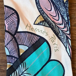 HERMES Tree Of Song Silk Twilly
