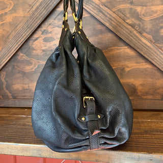 LOUIS VUITTON Mahina XL Black Monogram Leather Bag