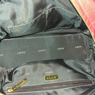 LOEWE Amazona 28 Pink Calfskin Satchel Bag