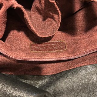 CHANEL Coco Cabas Rodeo Drive Black Lambskin Leather Hobo Bag