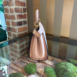 FENDI Pink Leather Front Pocket Mini Peekaboo