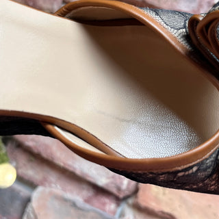 VALENTINO Lace Espadrille Wedges w/Bow SZ 39 (US 9)