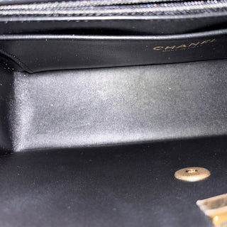 CHANEL Twist Flap Black Lambskin Top Handle Bag