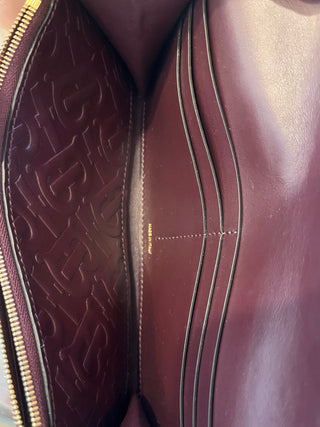 BURBERRY TB Monogram Leather Wallet
