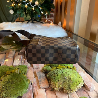 LOUIS VUITTON Olav PM Damier Ebene Canvas Crossbody Bag