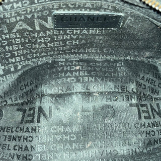CHANEL Lax Tassel Black Leather Vintage Shoulder Bag