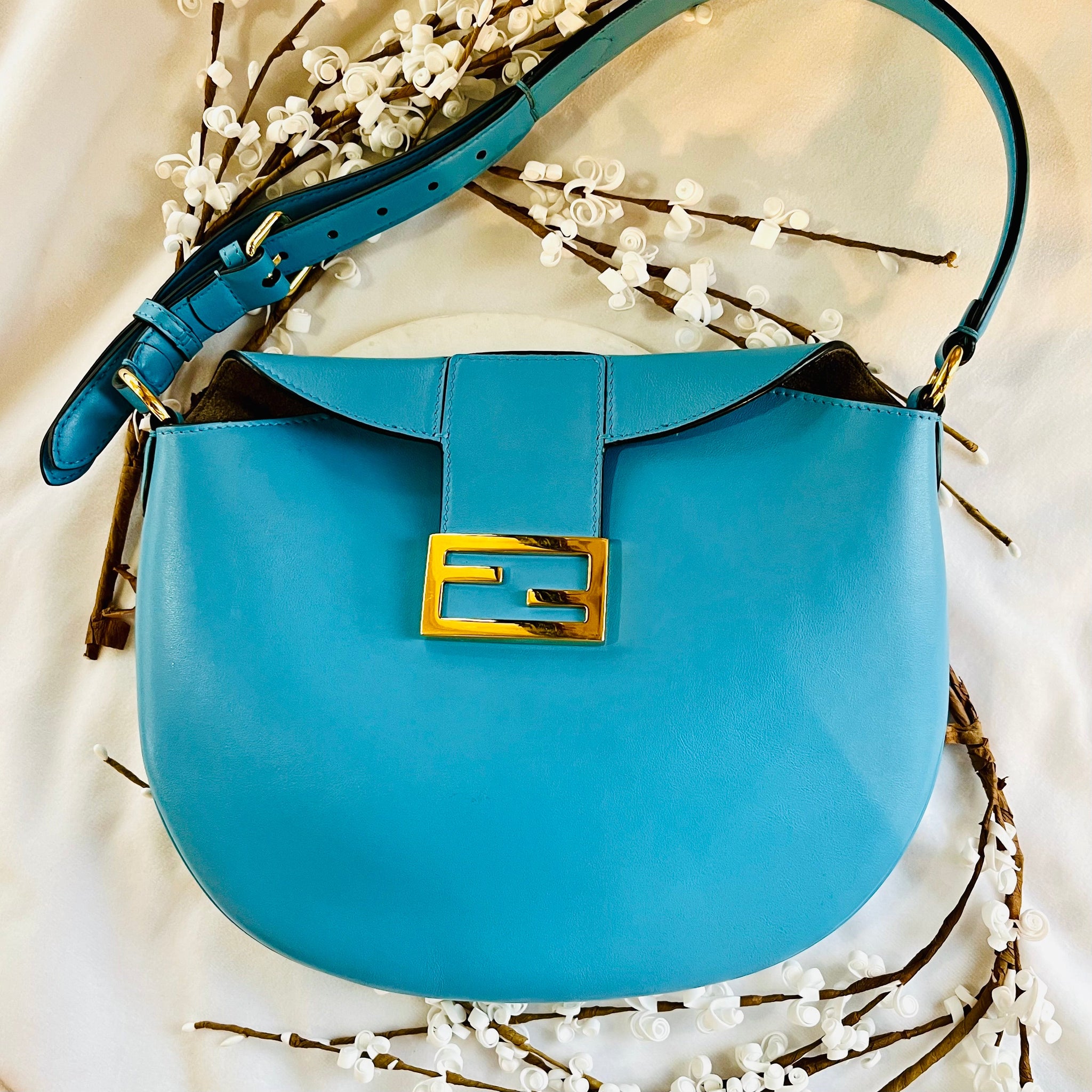 Fendi purse blue Clearance
