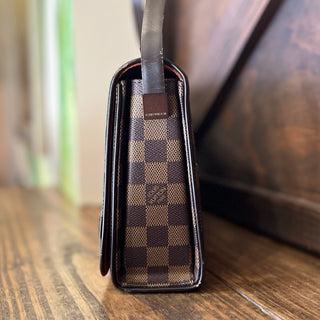 LOUIS VUITTON Long Tribeca Brown Damier Canvas Shoulder Bag