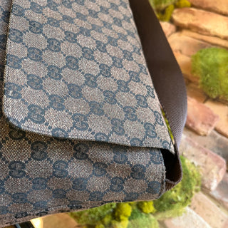 GUCCI Brown GG Canvas Messenger Bag