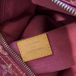 LOUIS VUITTON Baggy GM Pink Fuchsia Monogram Denim Shoulder Bag