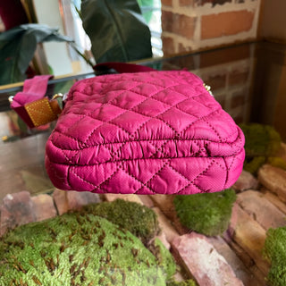 MZWALLACE Metro Raspberry Pink Nylon Crossbody