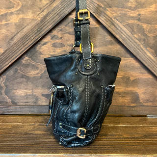 CHLOE Paddington Black Calfskin Leather Hobo Bag