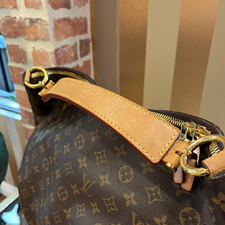 LOUIS VUITTON Sully Brown Monogram Canvas Shoulder Bag