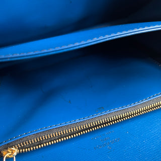 LOUIS VUITTON Friedland Pochette Black Blue Epi Leather Shoulder Bag