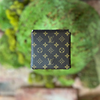 LOUIS VUITTON Mini Brown Monogram Canvas Folding Jewelry Case