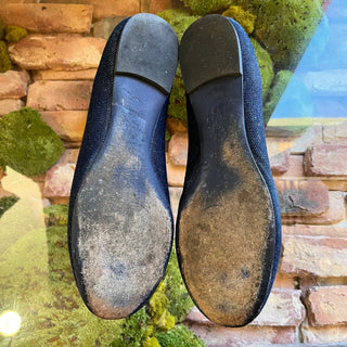 TORY BURCH Denim Ballet Flats SZ11
