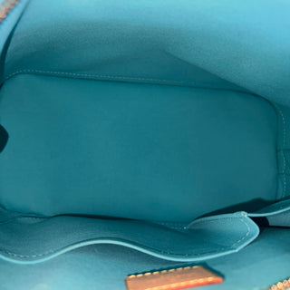 LOUIS VUITTON Monogram Vernis Alma Turquoise PM