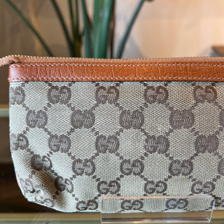 GUCCI GG Canvas Jolicoeur Wristlet