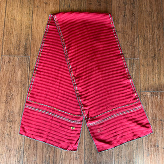 GUCCI Vintage Red Silk Scarf