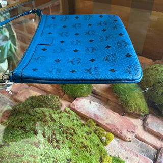 MCM Blue Pochette