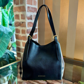 BURBERRY Canterbury Leather Black Tote