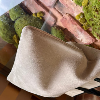 LOEWE Anagram Gray Suede Tote