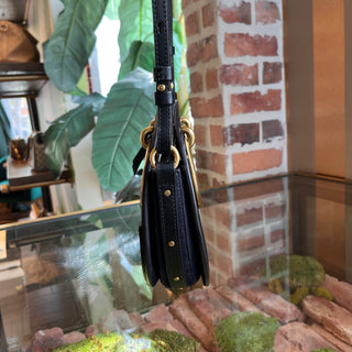 CHLOE Pixie Navy Blue Suede Crossbody