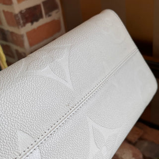 LOUIS VUITTON OnTheGo MM Beige Empriente Giant Monogram Leather Tote