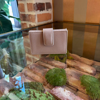 PRADA Nude Accordion Wallet