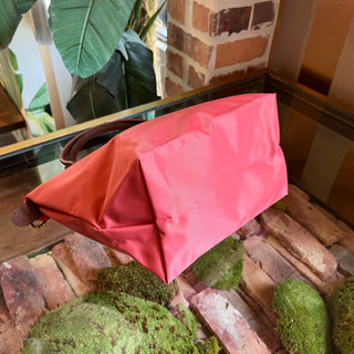 LONGCHAMP Strawberry Le Pliage Small Nylon Tote Bag