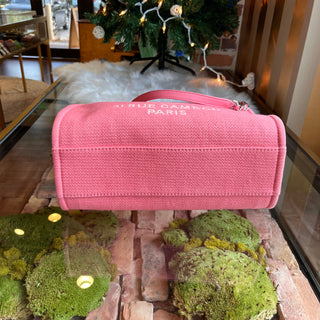 CHANEL Deauville Small Pink Canvas Tote