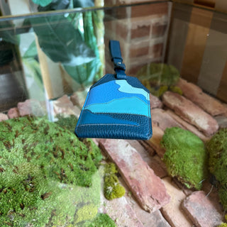 HERMÈS Endless Road Bleu de Prusse Togo, Swift & Clemence Calfskin Leather Luggage Tag