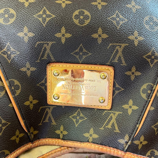 LOUIS VUITTON Galleria PM Brown Monogram Canvas Hobo Bag