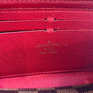 LOUIS VUITTON Clémence Coated Canvas Zippy Wallet