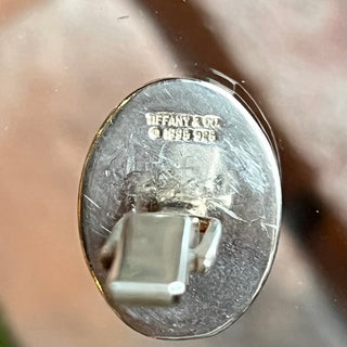 TIFFANY&CO. 1995 Oval Atlas Cuff Links