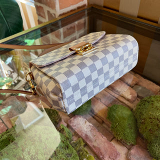 LOUIS VUITTON Croisette Damier Azur Canvas Top Handle