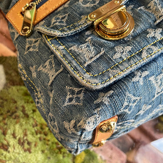 LOUIS VUITTON Baggy PM Monogram Denim Shoulder Bag