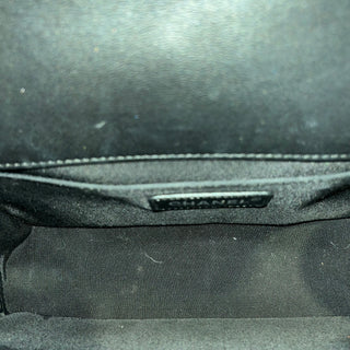 CHANEL Medium Boy Black Quilted Calfskin Leather Shoulder Bag