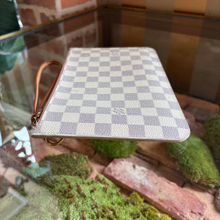 LOUIS VUITTON Damier Azur Neverfull Pochette