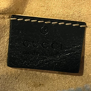 GUCCI GG Marmont Matelasse Brown Calfskin Belt Bag