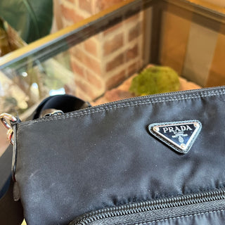 PRADA Black Nylon Messenger Bag