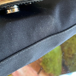 FENDI Baguette Black Neoprene Vintage Crossbody Bag