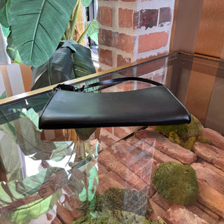 LOUIS VUITTON Pochette Accessories 24 Black Epi Leather Shoulder Bag