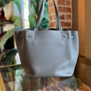 CELINE Small Phantom Belt Cabas Mineral Soft Grained Calfskin Tote